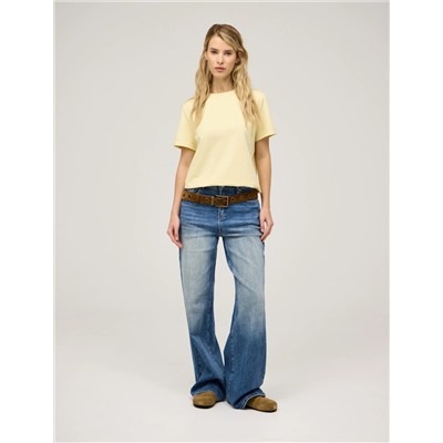 Синие базовые джинсы с градиентом