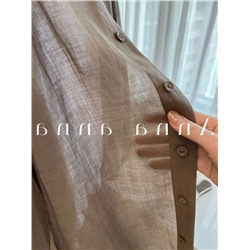 Женская льняная рубашка