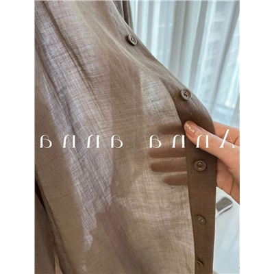 Женская льняная рубашка