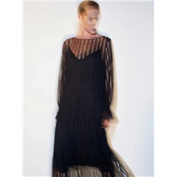 Платье миди из кружева, PL1508/lace