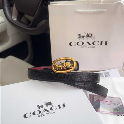 Ретро-ремень КОУ*Ч изготовлен из гладкой кожи