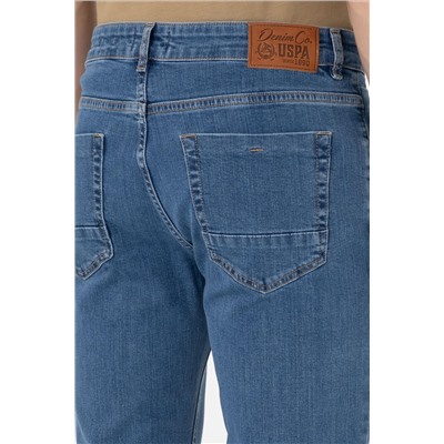 Erkek Mavi Straight Fit Jean Pantolon