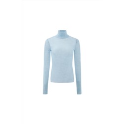 Jersey fino de lana Celeste