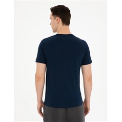 Lacivert Slim Fit Tişört