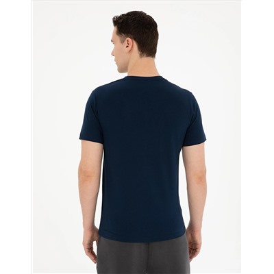 Lacivert Slim Fit Tişört