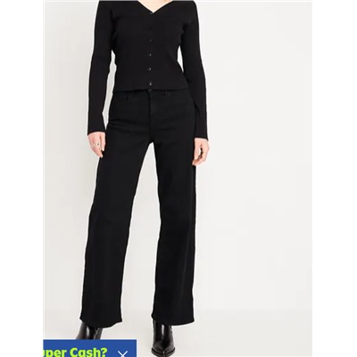 High-Waisted Wow Wide-Leg Jeans