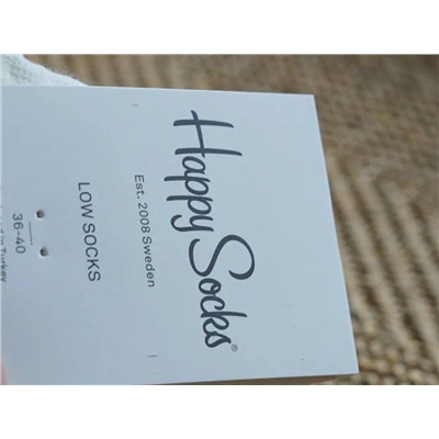 Короткие носки с нескучным принтом  Экспорт Happy Socks