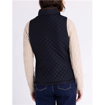 SIDE KNIT QUILTED VEST