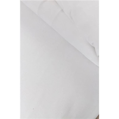 Sıbyla King Size Saten Düz Çarşaf - Beyaz