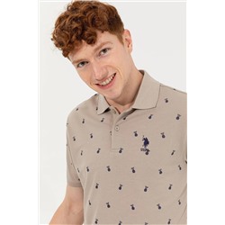 Erkek Haki Polo Yaka Tişört