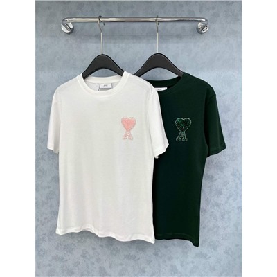 Женская футболка с вышивкой из бусин   AM*I