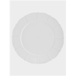 Тарелка обеденная, 26,5 см, фарфор F, белая, Lotus white