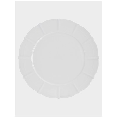 Тарелка обеденная, 26,5 см, фарфор F, белая, Lotus white