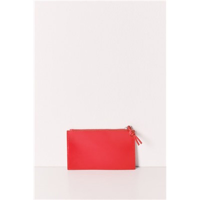 Mini monedero charol rojo