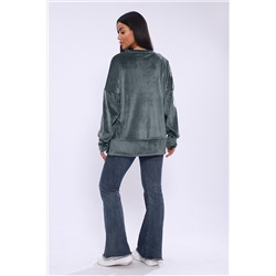 Худи женское с разрезами по бокам 003