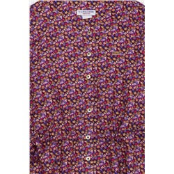 Kız Çocuk Lacivert Dokuma Elbise