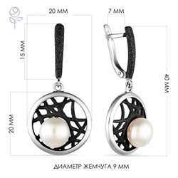 Серьги серебро 52845S1B