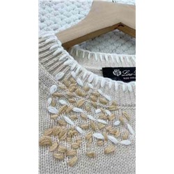 Женский шерстяной свитер, ручная вышивка Lor*o Pian*a