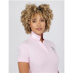 USPA METALLIC PRINT POLO SHIRT