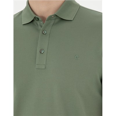 Haki Slim Fit Merserize Tişört