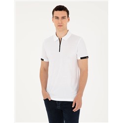 Beyaz Slim Fit Tişört