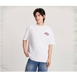 Tomm*y Jean*s мужская футболка с вышитым логотипом бренда, экспорт