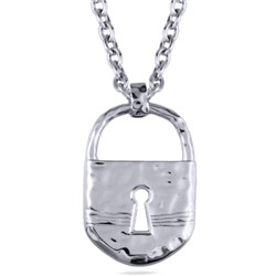 Кулон (покрытие родий) 90см, Есть комплект