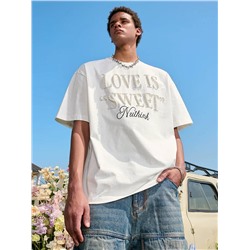 Футболка с вышивкой из бусин 💗  Китайский молодежный бренд Nuthin*k