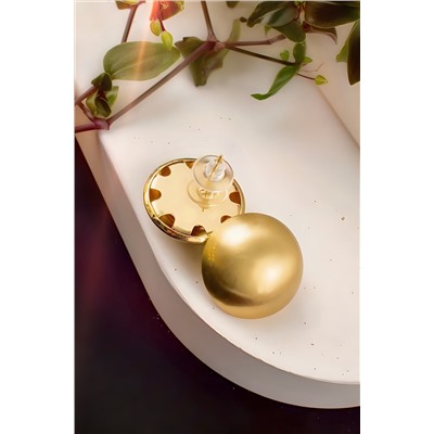 Суперлегкие Серьги "Полусфера" + Подарок