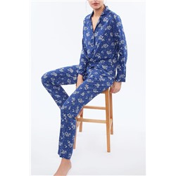 Рубашка Freda цвета индиго