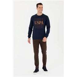 Erkek Lacivert Bisiklet Yaka Sweatshirt