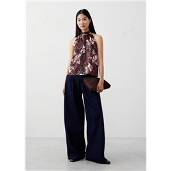 Halter Mock-Neck Top