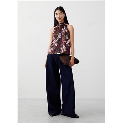 Halter Mock-Neck Top