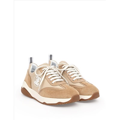 Bej Deri Sneaker