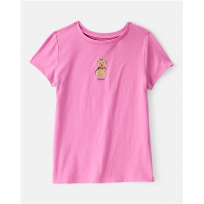 Kid Cotton Candy Short-Sleeve Graphic Tee - Ivory