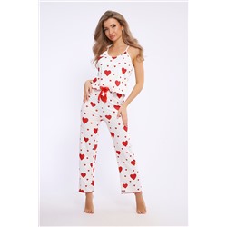 Пижама женская с брюками и топом 5734
