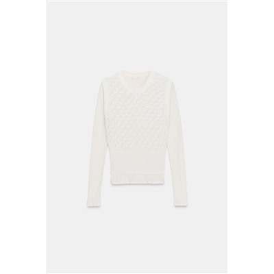 JUMPER WITH WAISTCOAT DETAIL