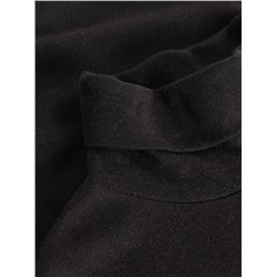 Weiches Rollkragenshirt aus Wollmischgewebe mit hohem Anteil an Bio-Baumwolle