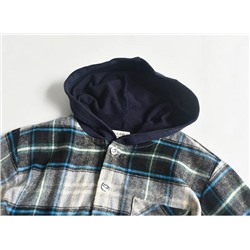 Модная рубашка в клетку для мальчика , экспортная фабрика