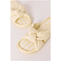 Zapatillas casa lazada volumen amarillo