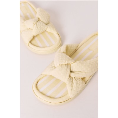 Zapatillas casa lazada volumen amarillo