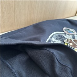 Женская толстовка / свитшот с очень интересными нашивками в ретро стиле Макс Мар*а