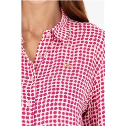 Kadın Manolya Uzun Kollu Gömlek