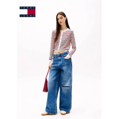 Повседневный полосатый кардиган ТОММИ ХИЛФИГЕ*Р