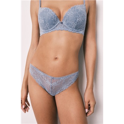 Braga clásica encaje azul