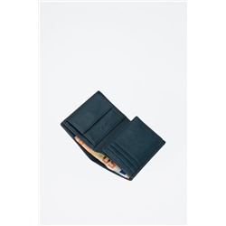 Cartera de piel Chief Índigo