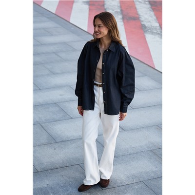 Рубашка джинсовая оверсайз