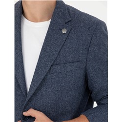 Lacivert Slim Fit Ceket