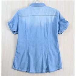 Женская джинсовая рубашка