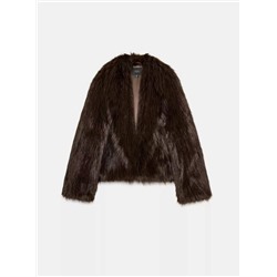 Женская шуба из искусственного меха с красивейшим блеском  ZAR*A 💤